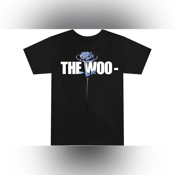 NWOT VLONE x Pop Smoke The Woo T-Shirt Black Size Medium - Picture 6 of 8
